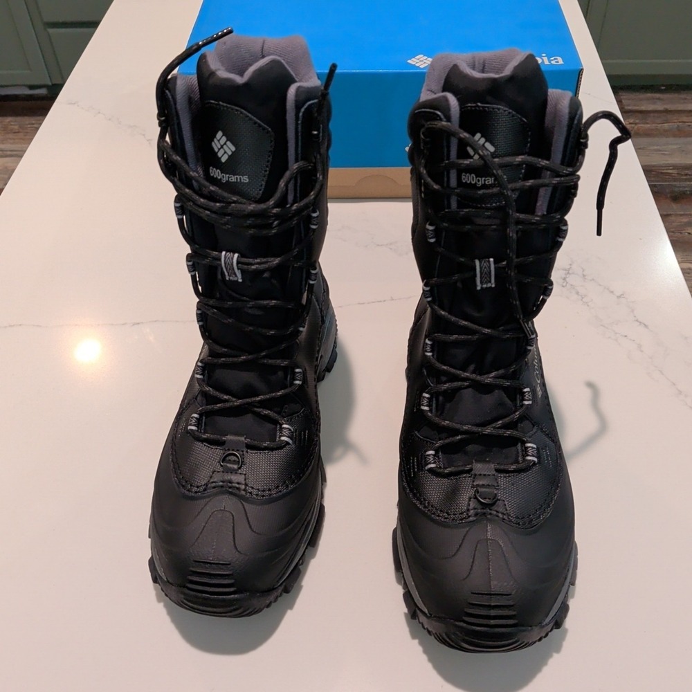 Columbia Bugaboot III XTM Winter Boots - Mens, Black, Waterproof, Size 10 NEW